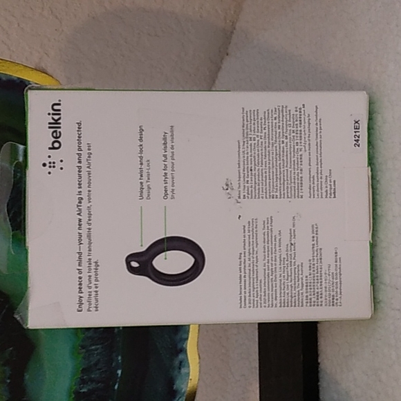 SALE! Belkin Secure Holder with Key Ring For AirTag - Picture 2 of 2